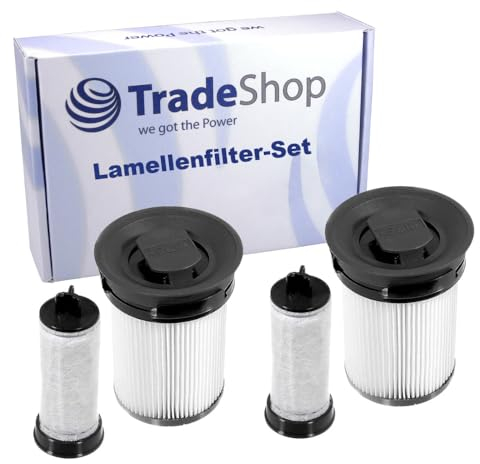 Trade-Shop Set 4 in 1: filtro HEPA filtro interno compatibile con Miele Triflex HX2, HX2 Pro, HX2 Racer, HX2 Sprinter, HX2 Cat & Dog