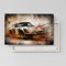 Dekomundo Porsche 911 Auto Poster, Leinwandbild oder Bild mit Rahmen, 80x120 cm, Leinwandbild