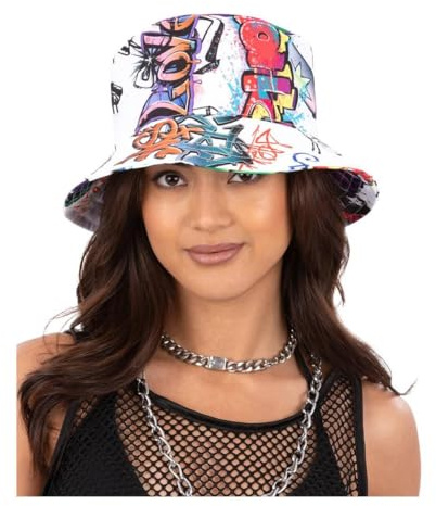 90s Graffiti Bucket Hat