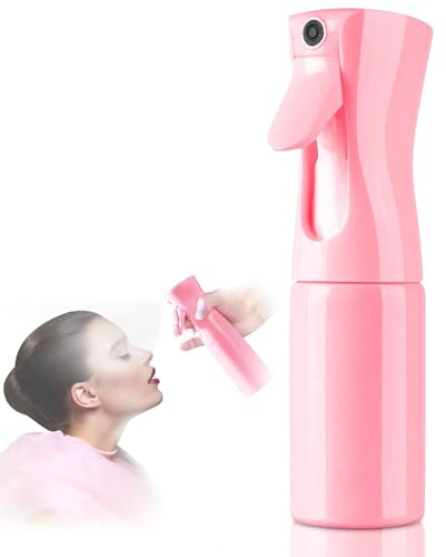 Spray Bottle, 200 ml Atomizer Pressure Ultra Fine Continuous Spray,Pulverizador Agua Peluqueria,200ml Vaporizador Agua Reutilizable,botella de spray continuo ultrafino