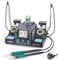 YIHUA 982D-II 2-IN-1 Station de Soudage de Précision Fer a Souder avec fer à souder de précision C210 et C245 Calibration Automatique, Écran Adaptatif Contrôle de Rapide Kit de Soudure de Précision