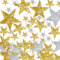 32 Pcs Star Iron On Patches Sew on Star Patches Rhinestone Appliques Embroidered Patches Mixed Size Iron On Patches for Hats Clothes Jackets Pants Backpacks Decoration Repair (Gold Silver)