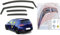 AnJWen Windabweiser für VW MK7 Volkswagen Golf 7 Hatchback 5 puertas R GTI GT 2012-2020,Autofenster Regenschutz, Regenabweiser, Integrierte Deflektoren,4 Stück