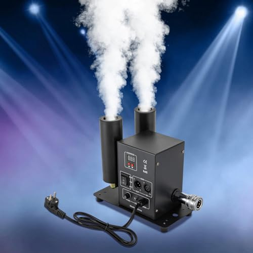 CO2 Jet Maschine,220V 200W Doppelrohr CO2 Cryo Jet Nebelmaschine CO2 Kanone + 5m Schlauch