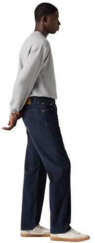 Levi's Hombre Jeans 555 relajados Rectos Nightfall Navy Blue 34 32