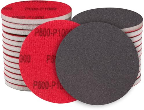 Shineboc 18 Spugne Abrasive,800 Grane Blocchi Abrasivi Lavabili e Riutilizzabili per Lucidare Stucco, Metallo, Automobile