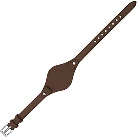 Svapo Per fossili ES3077 ES2830 ES3262 ES3060 Donne eleganti Watchband Genuine Watch cinghies Lady Bracciale(Dark brown silver)