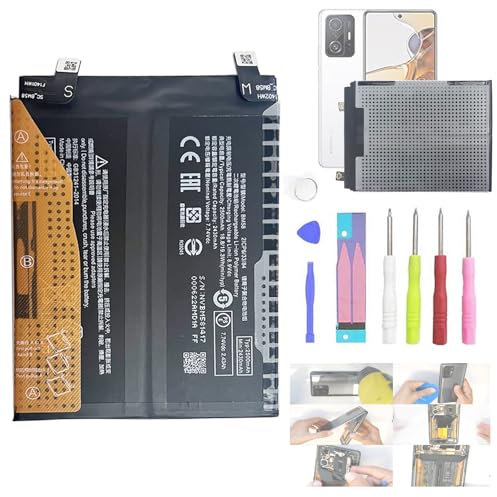 Aousavo BM58 Batterie de rechange compatible avec les batteries Xiaomi 11T Pro 5G BM58