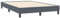 vidaXL Boxspringbett ohne Matratze Dunkelgrau 120x210 cm Samt, Bett, Bettgestell, Doppelbett, Schlafzimmermöbel, Bettrahmen, Samtbett, Polsterbett