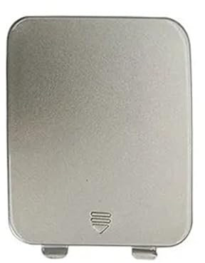 Abschleppösenabdeckung Abdeckkappe Für Abschlepphaken An Der Hinteren Stoßstange Für Mercedes Für Benz E-Klasse W211 2003-2008 Abdeckung für die Abschleppöse des Autos(Silber)