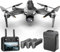 Teeggi KF104 MAX2 Drones con Camara 4K Adultos, Mando a Distancia con Pantalla, Distancia de Control 6km, Cardán de 3 Ejes, Evitación de Obstáculos 360°, Dron Cuadricóptero RC Profesional, 3 Baterías