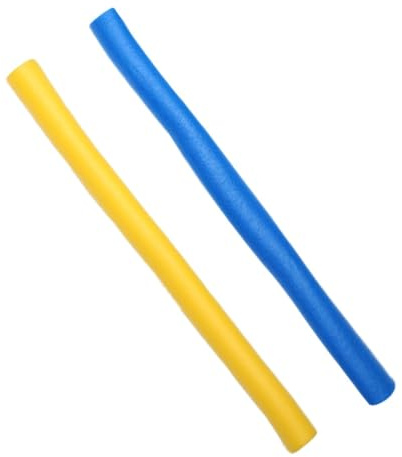 Levemolo 2 Pièces Frites de Piscine en Mousse Bleue Flottabilité et Rembourrage, Accessoires pour Garçon et Filles et Projets Créatifs en Plein Air