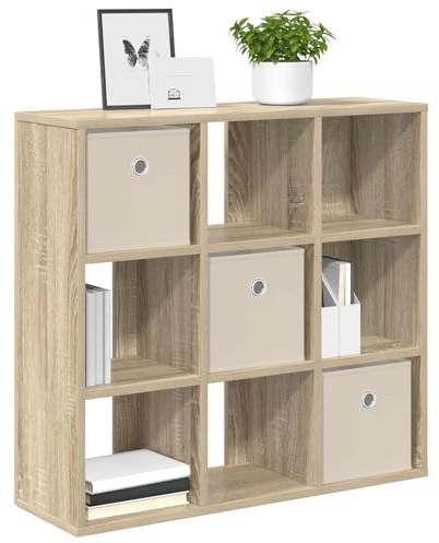 vidaXL Sideboard Sonoma-Eiche 73,5 x 24 x 69,5 cm