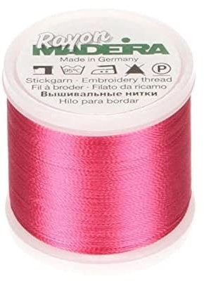 Madeira Tacony Corporation Fil de Rayonne n°40 200 m Rose foncé