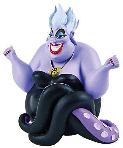 Bullyland 12357 - Spielfigur Meerhexe Ursula aus Walt Disney Arielle, die Meerjungfrau, ca. 7,2 cm, detailgetreu, ideal als kleines Geschenk für Kinder ab 3 Jahren