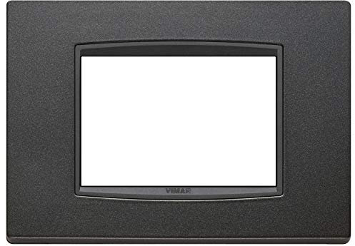 Vimar 20653.15 Eikon Placca Classic 3 Moduli antracite matt