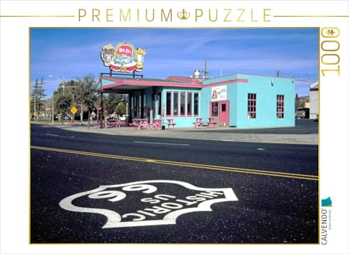 CALVENDO Puzzle Mr. D'z, Route 66 Diner, Kingman, Arizona | 1000 Teile Lege-Größe 64 x 48 cm Foto-Puzzle für glückliche Stunden
