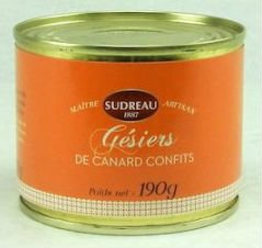 Gésiers de Canard, Entenmägen aus Frankreich, 190g Dose