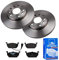 ATE Bremsen-Set 2 Bremsscheiben + Bremsbeläge Ø276 Einbau Vorne Bremsscheiben-Set Scheibenbremsen passend für Skoda Octavia 3 5E5 VW Golf 7
