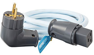 Supra Cables LoRad 2.5 MK II CS-EU-16 / A Netzkabel mit Winkelstecker, 1.00m