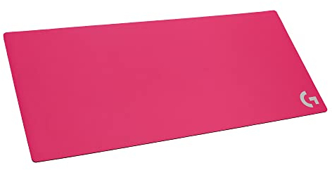 Logitech G G840 Tappetino Mouse Gaming XL in Tessuto - 3 mm di Spessore, Base Stabile in Gomma, Superficie Orientata alle Prestazioni - Magenta