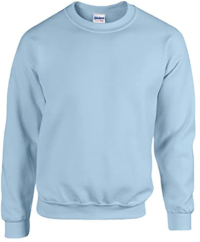 Gildan Men's Sweatshirt, light blue, XXL