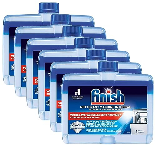 Finish Nettoyant Machine Intégral Lot de 6 Flacons de 250 ml
