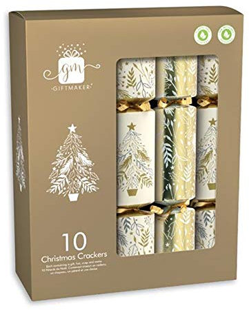 Gift Maker Knallbonbons, 25,4 x 30,5 cm, Papier, Gold und Creme, 30,5 cm