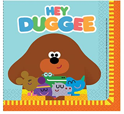 Amscan 9908518 Hey Duggee Lunch Napkin 16 Pack