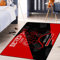ANGELWARDROBE Gaming Area Rug for Bedroom Kids Gamepad Floor Rugs for Living Room Gamer Doormat Kitchen Floor Mat for Boys Mens Console Game Player Red Black Throw Rugs, 35x23
