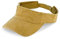 fiebig Juno Visor mit Klettverschuss | One Size Sommercap in vielen Farben aus 100% Baumwolle | Unisex Sommerkappe mit verstellbarem Innenband (One Size, Mais-Washed)
