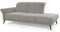 CAVADORE Recamiere Cooper / Luftige Chaiselongue mit Armteilverstellung, Kopfteilverstellung und Sitztiefenverstellung / 211 x 88 x 123 / Cord, Hellgrau