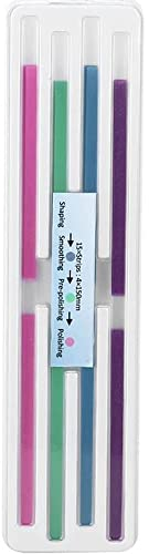 Papel de lija dental, tiras de pulido dental, tamaño - 4 mm de ancho, herramienta de lijado interdental NatureAqua (60 unidades/paquete)