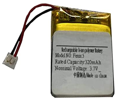 Backupower 320mAh Ersatz Akku 361-00097-00 Kompatibel mit 361-00097-00 ASDB402334-P1 Fenix 5 5X Watch