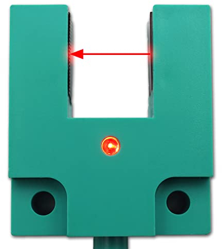 Gabellichtschranke 6 bis 36 Volt NO NPN Erfassungsbereich 15mm U-Lichtschranke Lichtsensor (15mm - NPN NO)