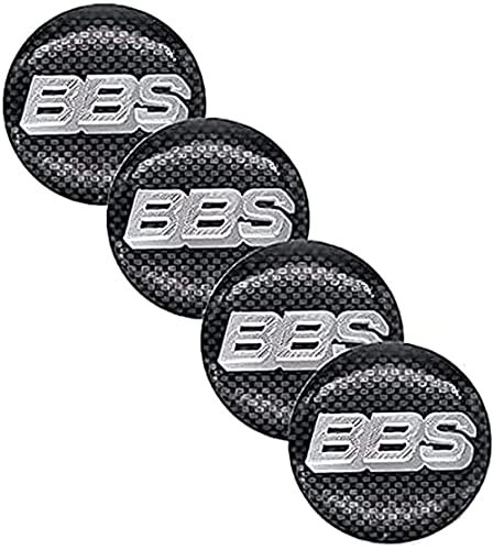 WOAFEY Nabendeckel 4 STÜCKE 65mm für BBS Car Rad Center Hub Cap Auto Styling Felgen Abdeckung Badge Emblem Aufkleber Radnabenkappen