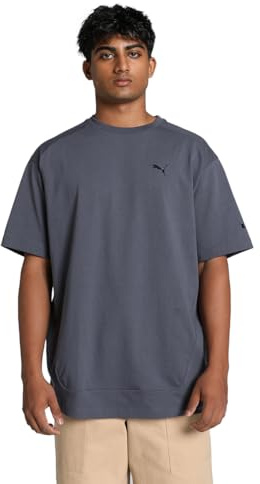 PUMA Rad/Cal Tee, Unisex T-Shirts, Galactic Gray, 681617 M