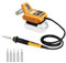 FrogBro Stazione Saldatore a Batteria per Makita 20V Max Batteria, Temperatura Regolabile 100-500℃, Saldatore Portatile con 6 Punte e Display LED per Riparazioni Fai da Te (Batterie non Incluse)