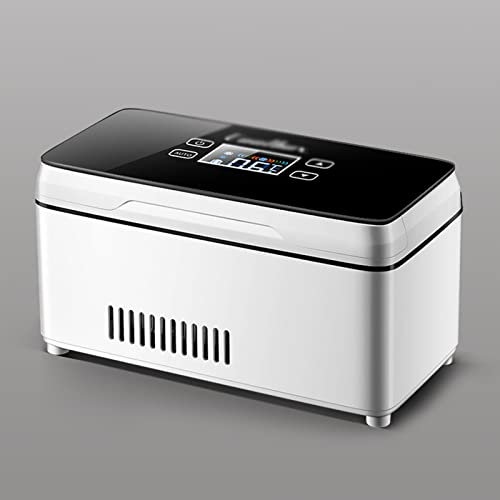 Boîte Réfrigérée à Insuline, Mini RéFrigéRateur MéDical Intelligent, ContrôLe De TempéRature PréCis à 0-18 ° C, Mini Frigo Medical pour Voyage, Maison