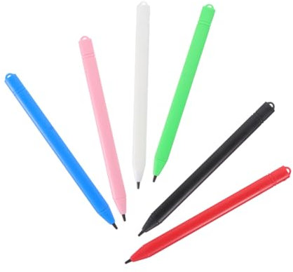 OSALADI 6 Pcs Lcd Paint Pen Lanyard for Keys Pencils for Kids Stylus Pen for Lcd Writing Tablet Suit for Kids Magnetic Writing Board for Drawing Toys Baby Graffiti Plastic Hugh