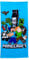 ILS I LOVE SHOPPING Strand- und Poolhandtuch aus Mikrofaser, 140 x 70 cm, schnell trocknend, ultraweich (für Minecraft)