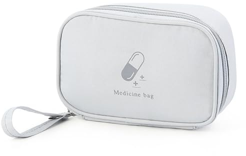 AFCJLTO Borsa Porta Medicine da Viaggio - Kit Pronto Soccorso Portatile per Emergenze a Casa, Ufficio e in Viaggio - Mini Borsa di Primo Soccorso da Viaggio con 1 Pezzo, per situazioni di emergenza