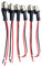 6er-Pack 1156 Ba15s P21w Lampenstecker, Stecker, vorverdrahteter Anschluss, Kabelbaum-Adapterstecker für Autoscheinwerfer, Blinker, Rücklicht