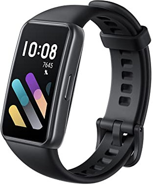 HONOR Band 7 Smartwatch 1.47 AMOLED Orologio Fitness Tracker, Contapassi, Cardiofrequenzimetro, SpO2, Smart Band Android iOS, Nero Meteorite (Ricondizionato)