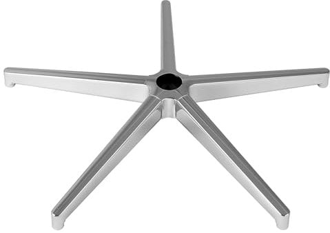 VEVOR Fußkreuz, Φ710 mm, 1134 kg statische Tragkraft, Drehstuhl, Untergestell Robustes Schreibtischstuhl-Hocker-Basisteil mit verstärkten Metallbeinen, Ersatzteile für Schreibtischstuhl-Basis, Silber