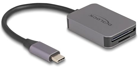 DeLOCK Kartenleser USB Type-C Card Reader für SD oder Micro SD Speicherkarten