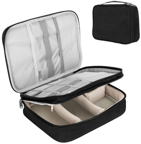Frogetu Bolsa Organizadora Cables,1 Piezas Bolsa Organizador Cables Universal de Viaje,Impermeable Organizador para Cables,Estuche Cables Y Cargadores,tragbare Kabelorganizer