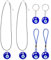 Keboyoe 6 Stück Türkisch Blau Auge Evil Eye Böse Auge Auto Rückspiegel Anhänger Türkisches Auge Blauer Böser Blick Dekor Hängend Blau Auge Glas Charme Nazar Boncuk Evil Eye Ornament Amulett Dekoration
