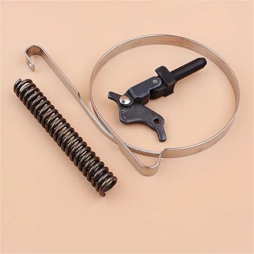 LALAL Conjunto de enlace de articulación de rodilla con resorte de banda de freno de cadena for motosierra de gasolina HUSQVARNA 61, 66, 266, 268 y 272