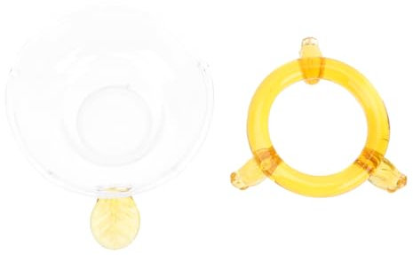 TIDTALEO Filtro De Té De Vidrio Diseño Delicado Colador Multifuncional Para Infusiones Para Hogar y Uso Diario